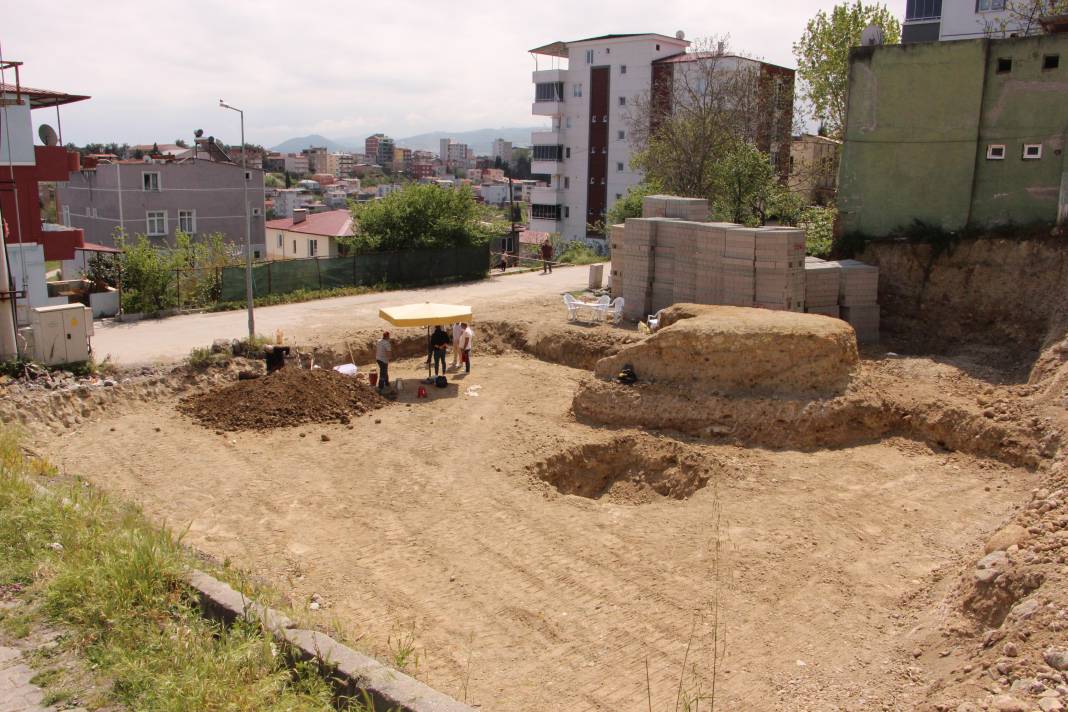 Samsun'da inşaat kazı alanında ikinci 'mezar odası' ortaya çıktı: '3'üncü yüzyılın ilk yarısında kullanılmış' 6